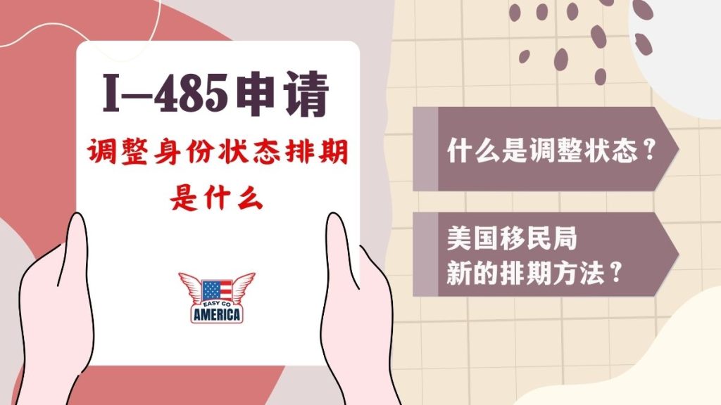 I-485 申请│每月调整签证公告中的调整状态申请排期是什么?