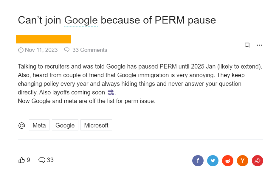 Google暂停PERM